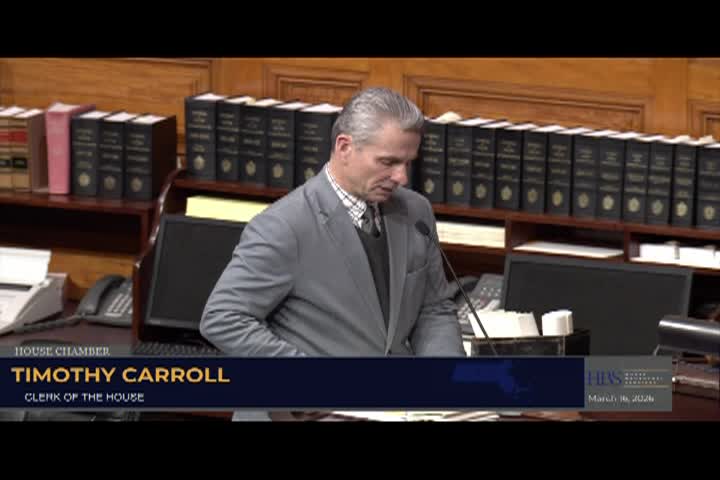 Thumbnail image for MA House of Representatives Session: March 16th, 2026