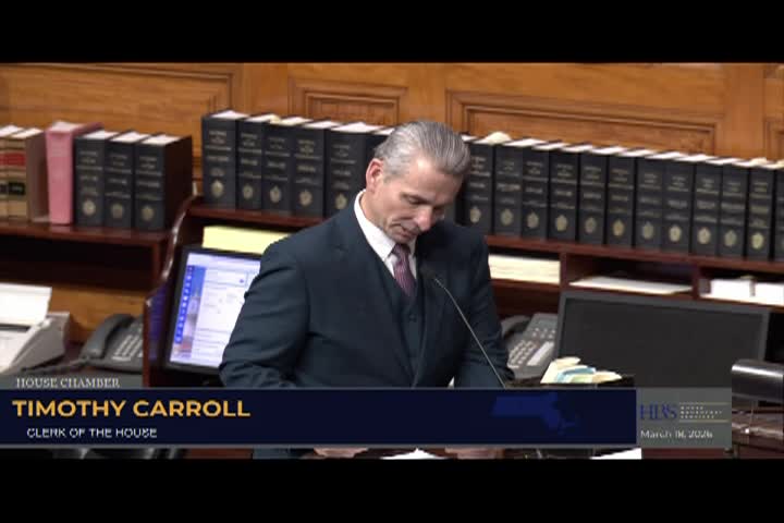 Thumbnail image for MA House of Representatives Formal Session: March 18th, 2026