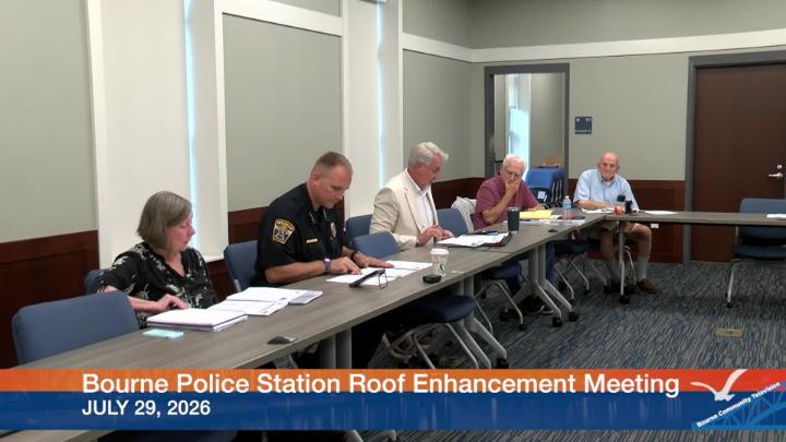 Thumbnail image for Bourne Police Station Roof Enhancement Meeting, July 29, 2026