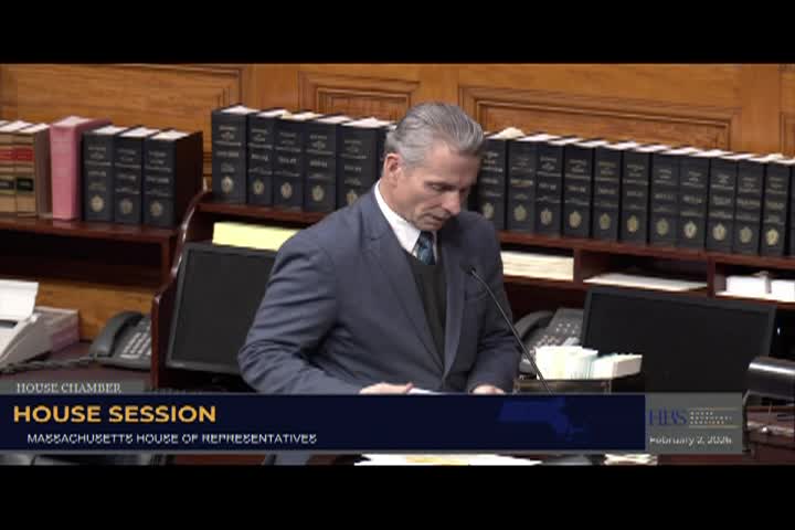 MA House of Representatives Session: February 2nd, 2026